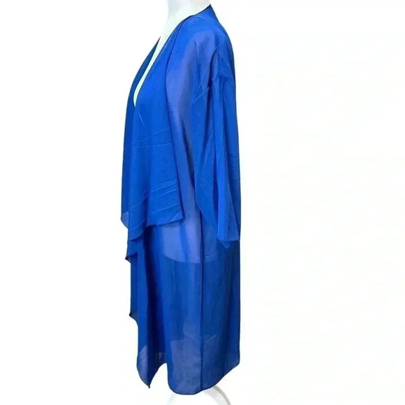LULAROE Royal Blue Shirley Kimono Size Medium - Picture 2 of 5